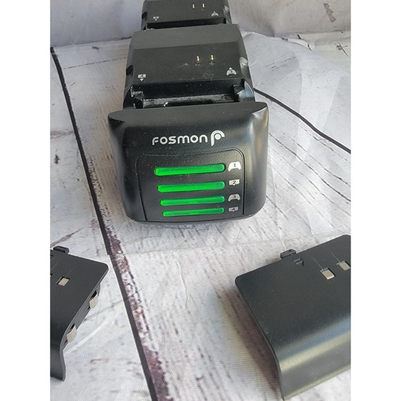 Fosmon High Speed Dual Conductive Dock Charging Station C-10659 w/ 2 batteries - Picture 2 of 7